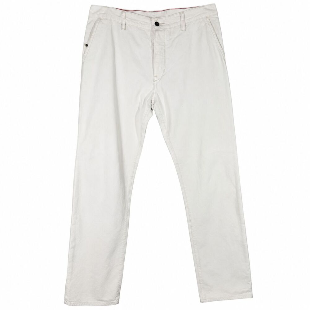 Raleigh Denim Workshop Jones Cut Handcrafted Jeans 33 x 30 Made in USA Ivory